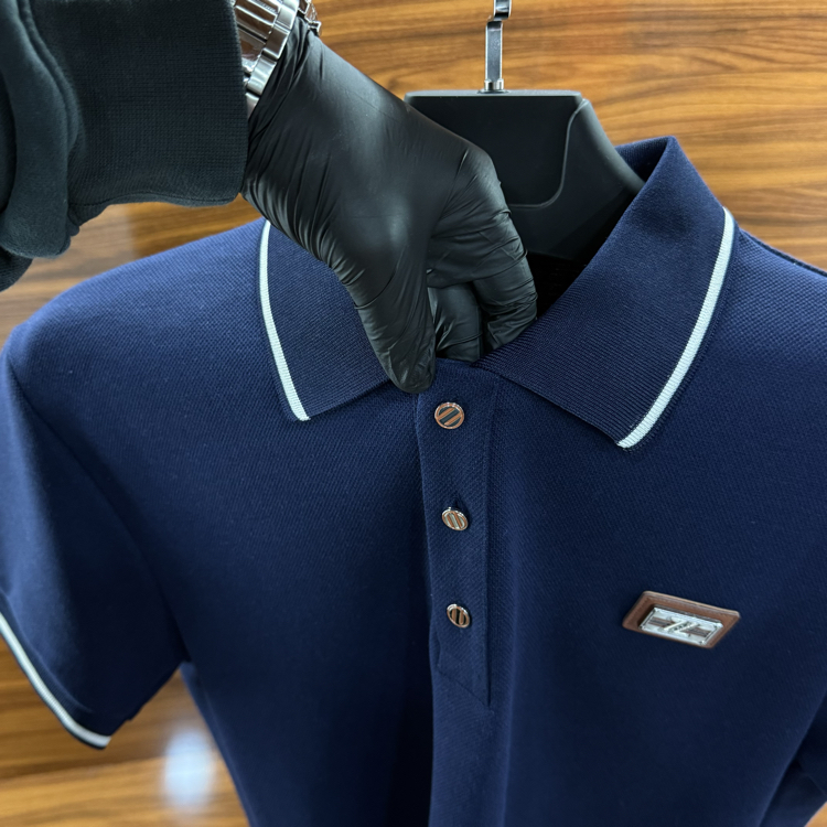 Zegna Polo Yaka Tshirt Lacivert