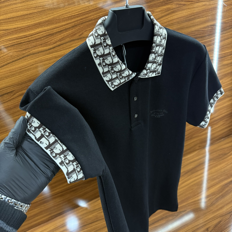 Dior Polo Yaka Tshirt Siyah