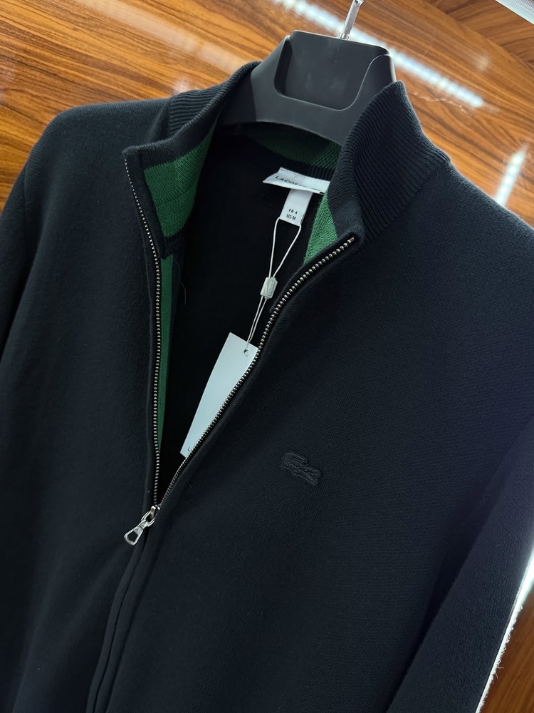 Lacoste Siyah Hırka