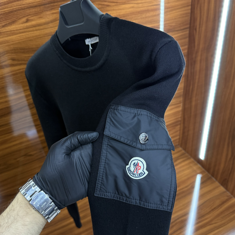 Moncler Triko Kazak Siyah