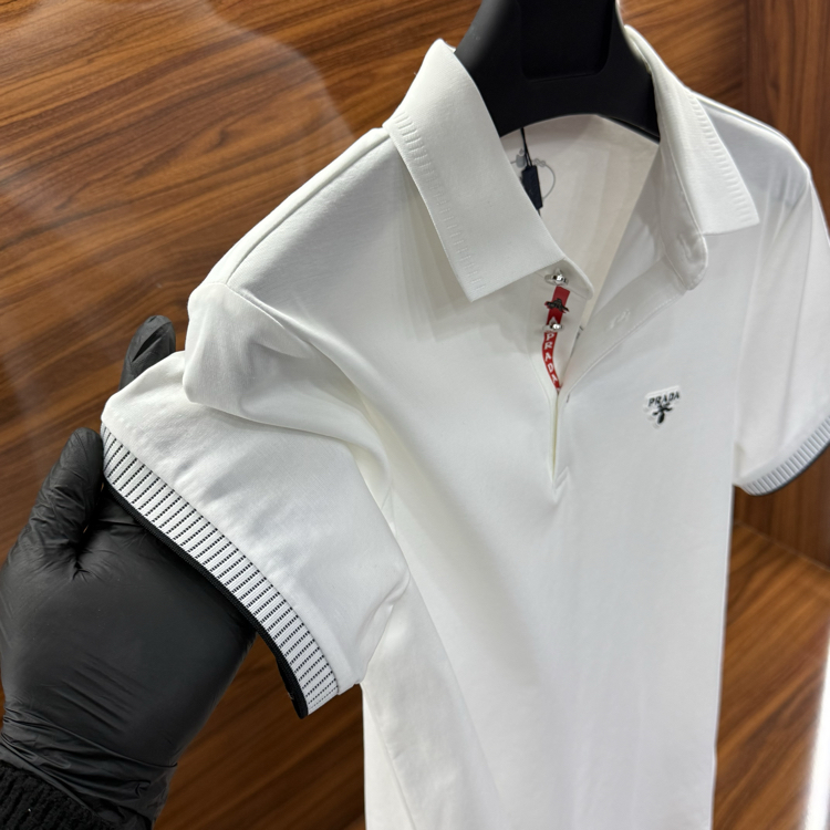 Prada İthal Merserize Tshirt Beyaz