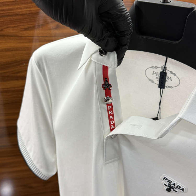 Prada İthal Merserize Tshirt Beyaz