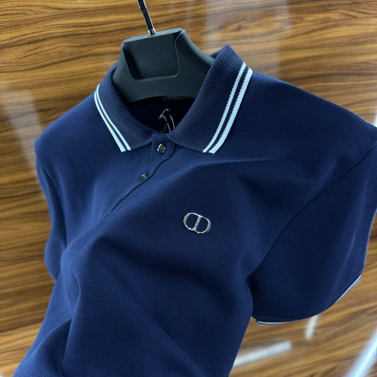 Dior Polo Yaka Tshirt Lacivert
