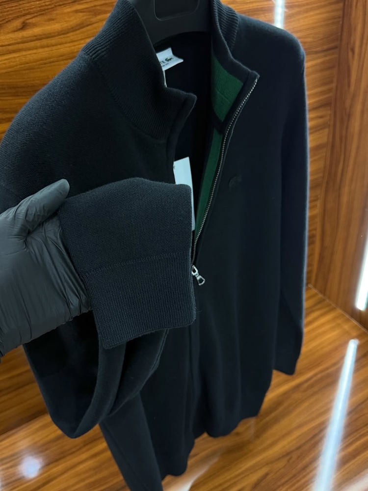 Lacoste Siyah Hırka
