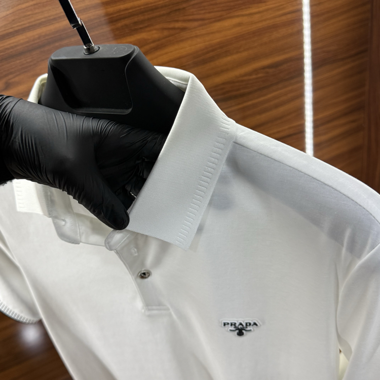 Prada İthal Merserize Tshirt Beyaz