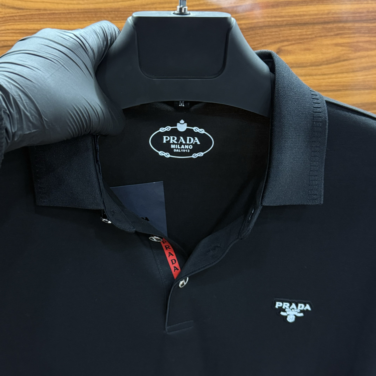 Prada İthal Merserize Tshirt Siyah