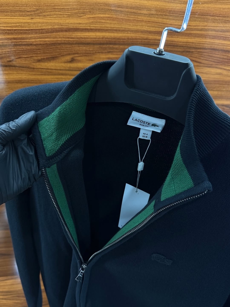 Lacoste Siyah Hırka