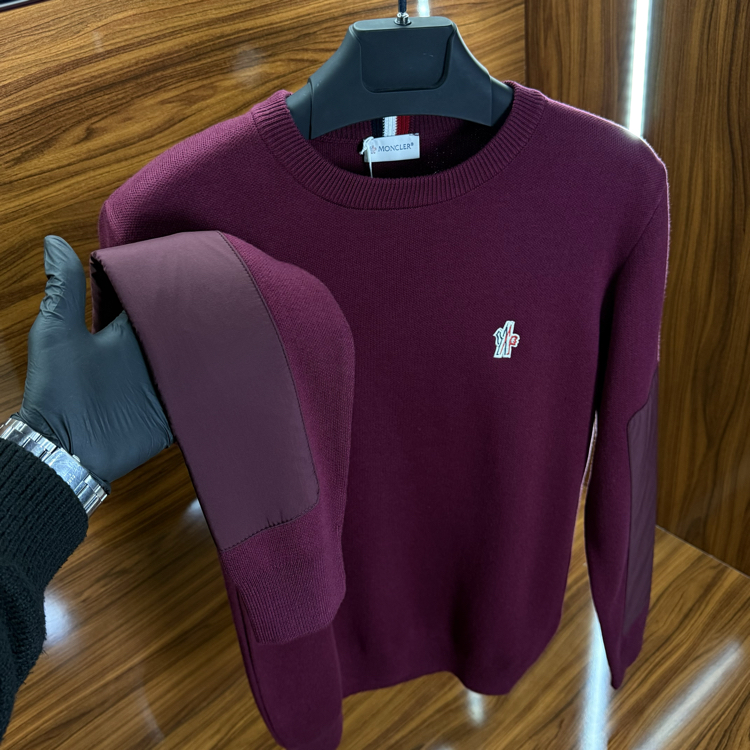 Moncler Triko Kazak Bordo