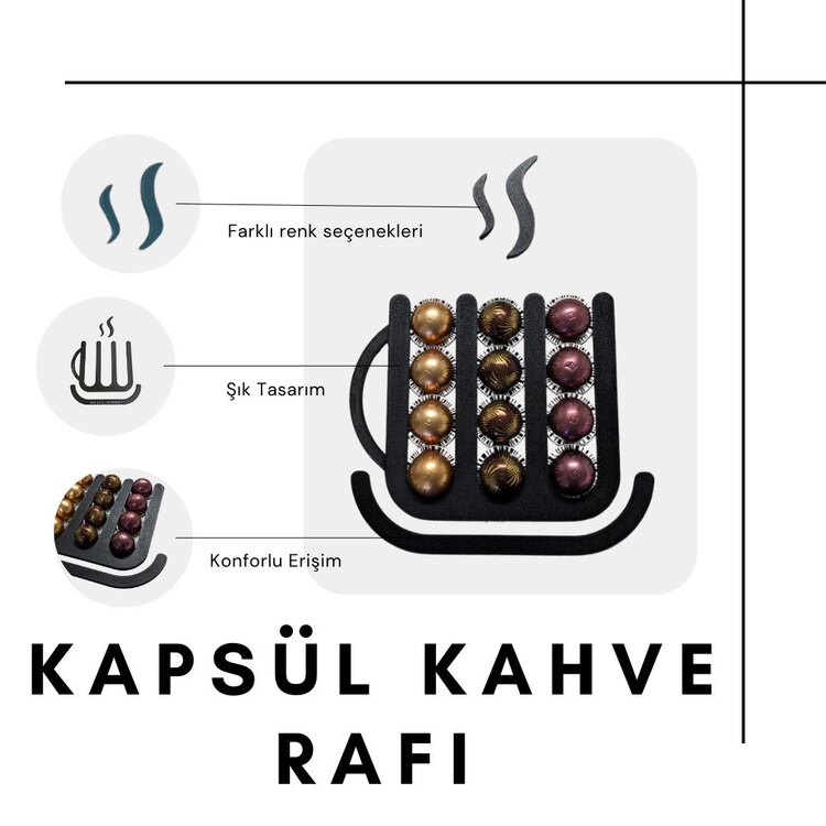 Kapsül Kahve Rafı