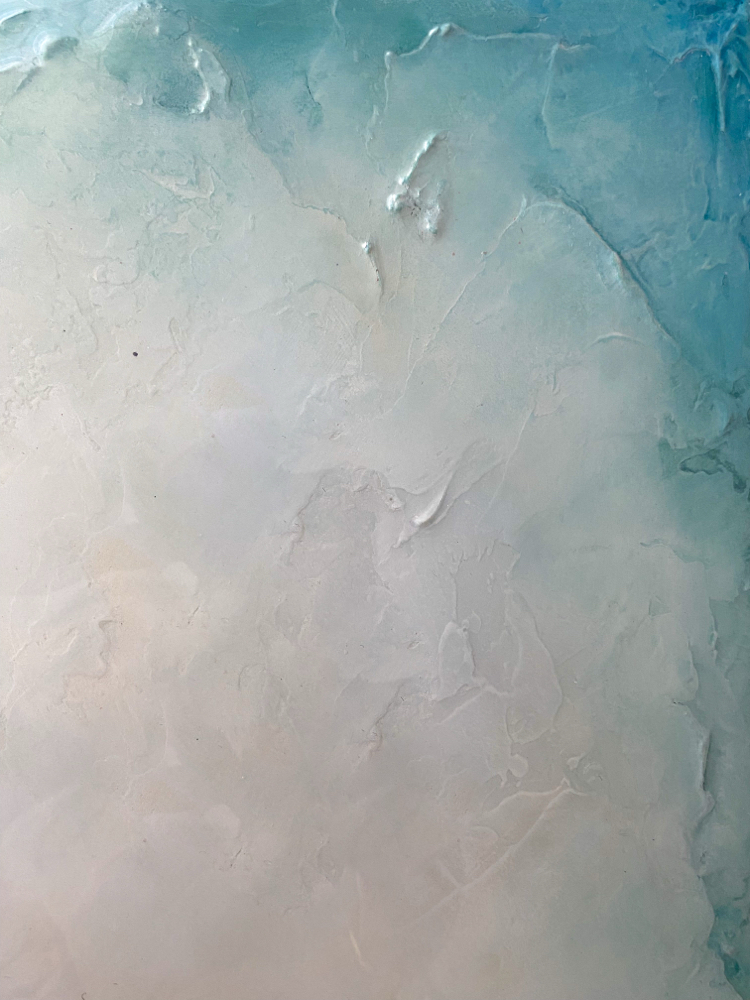 Frozen sea glass