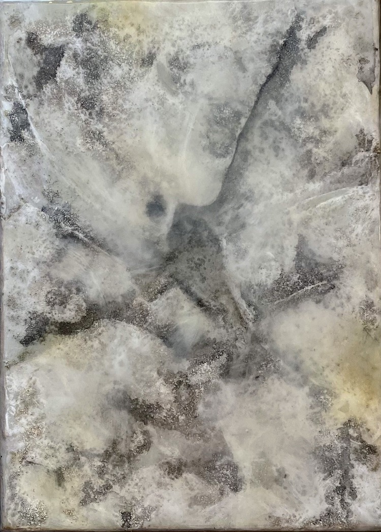 Landform in haze 