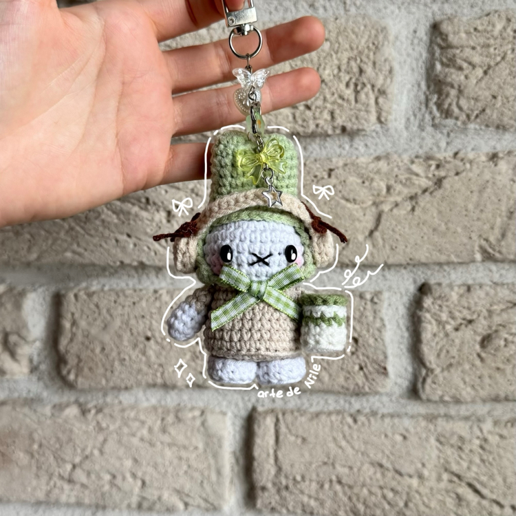 Matcha Miffy Anahtarlık