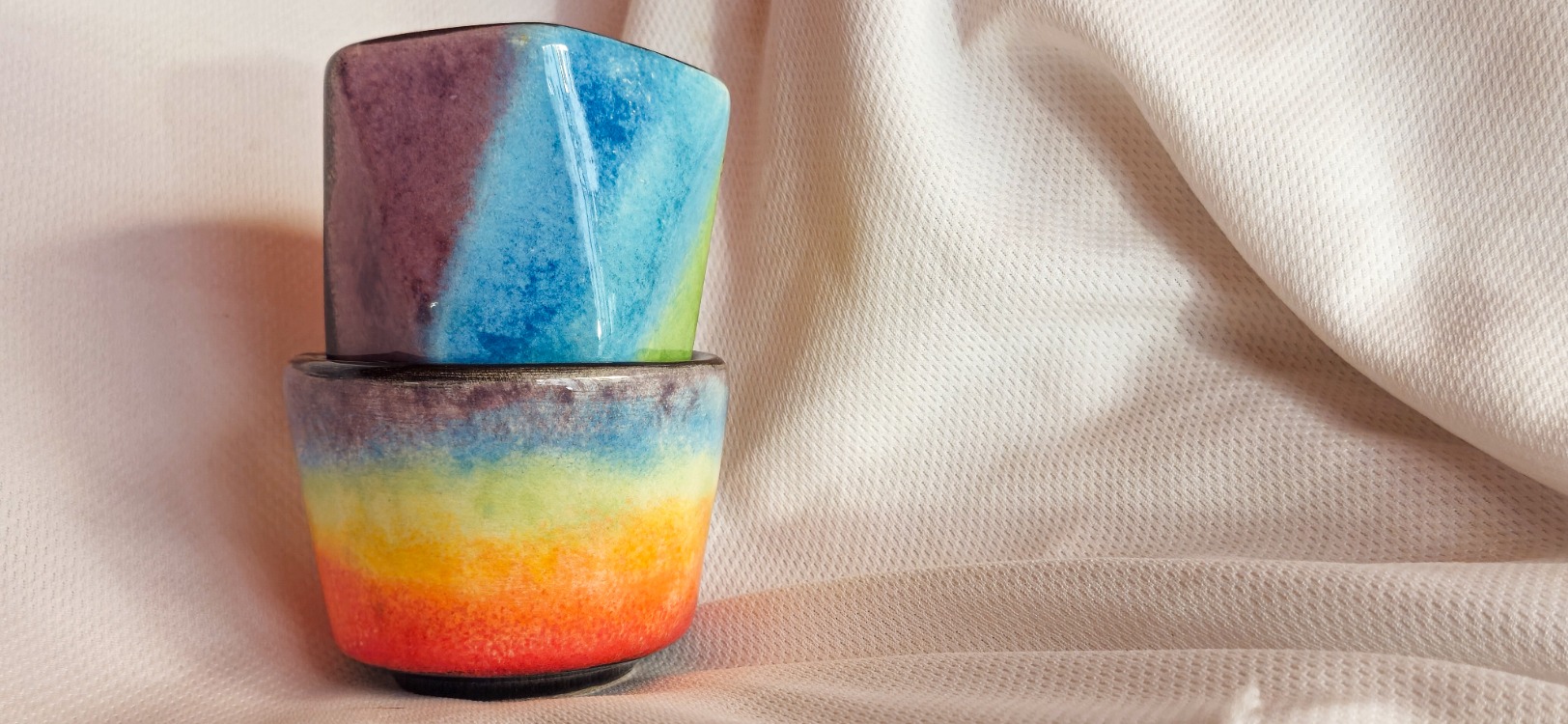 İkili Altıgen ve Yuvarlak Form Mug Takımı
