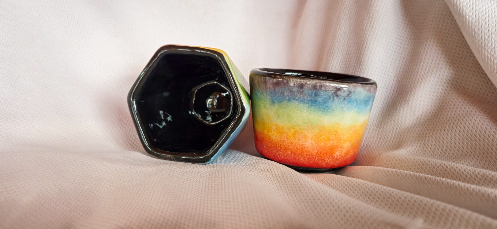 İkili Altıgen ve Yuvarlak Form Mug Takımı