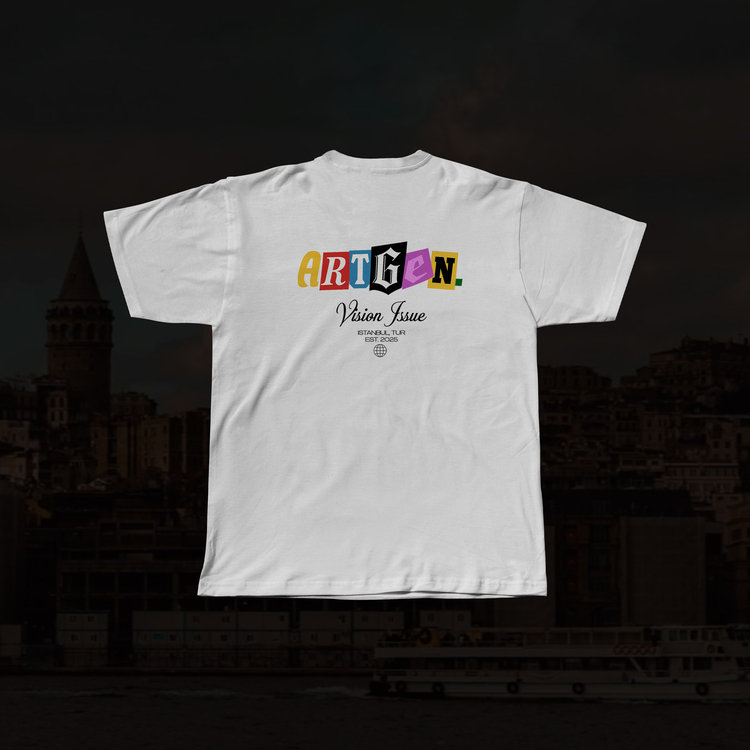 ARTGEN Vision İssue – Limited Edition Beyaz Tişört