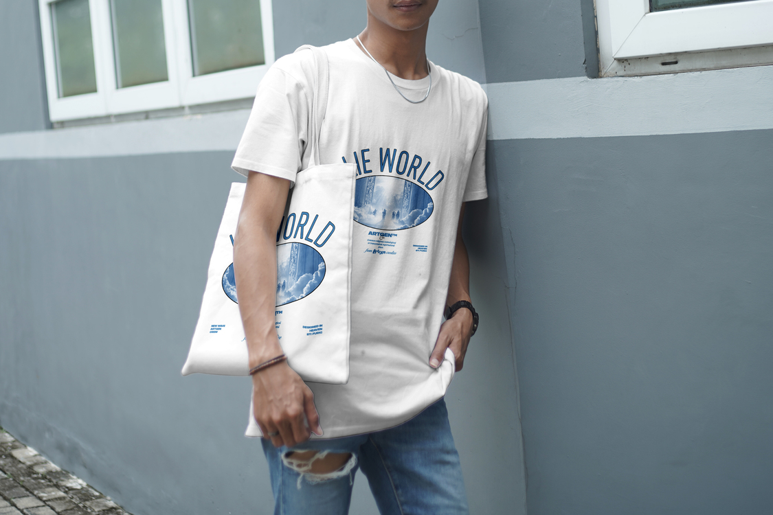  LIE WORLD - Oversize Vintage Limited Edition Tişört