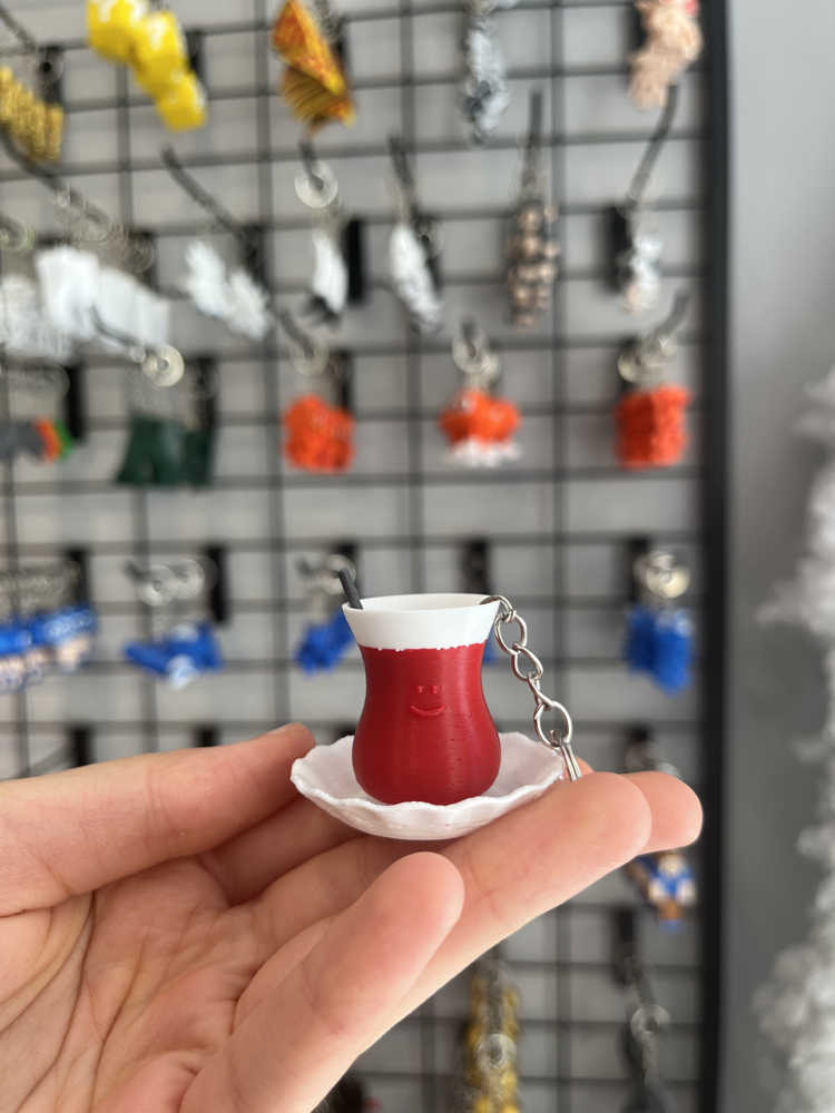 Çay Bardağı Anahtarlık