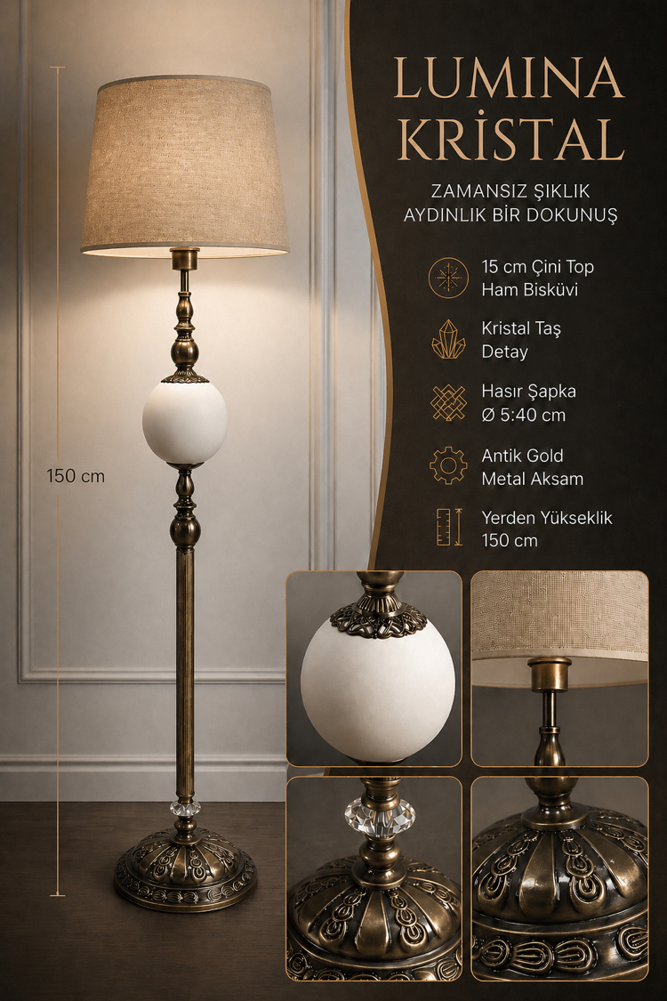 Lumina Kristal Lambader – Artist Signature Serisi