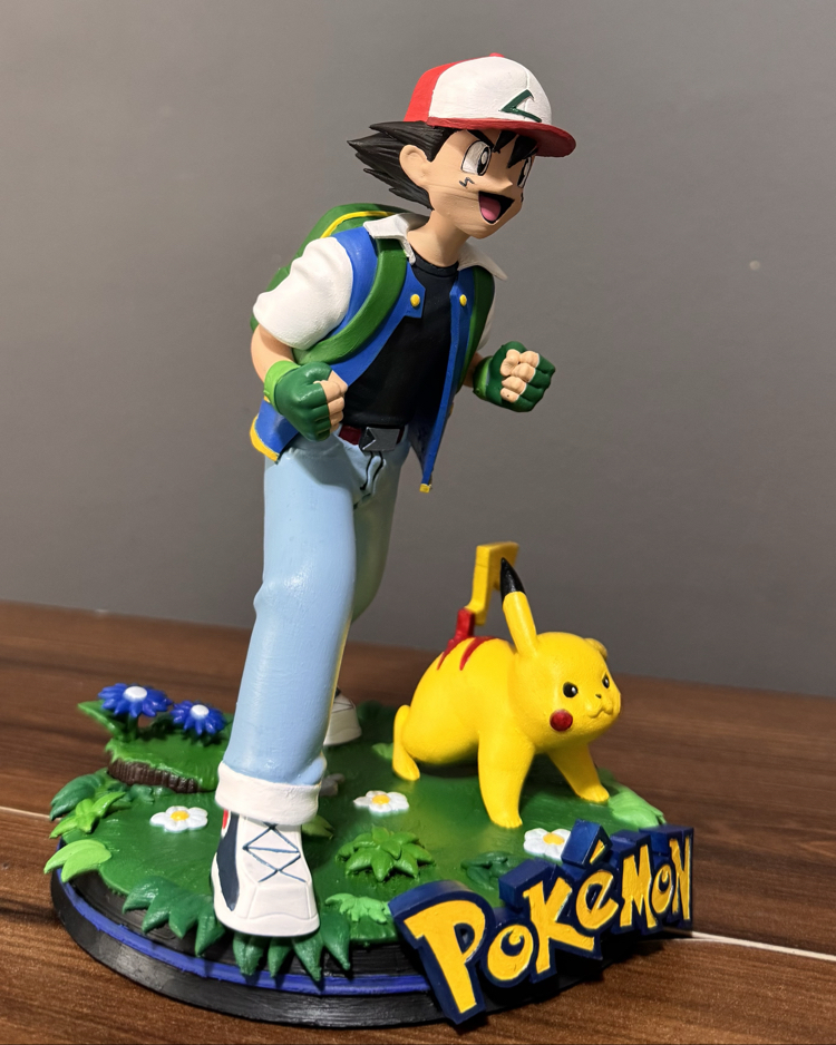 Pokemon - ash ketchum - pikachu