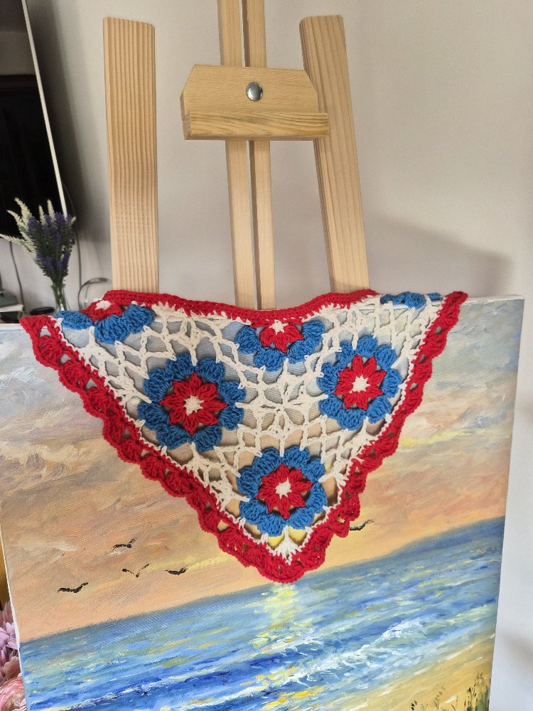 Akdeniz Esintili El Yapımı Bandana