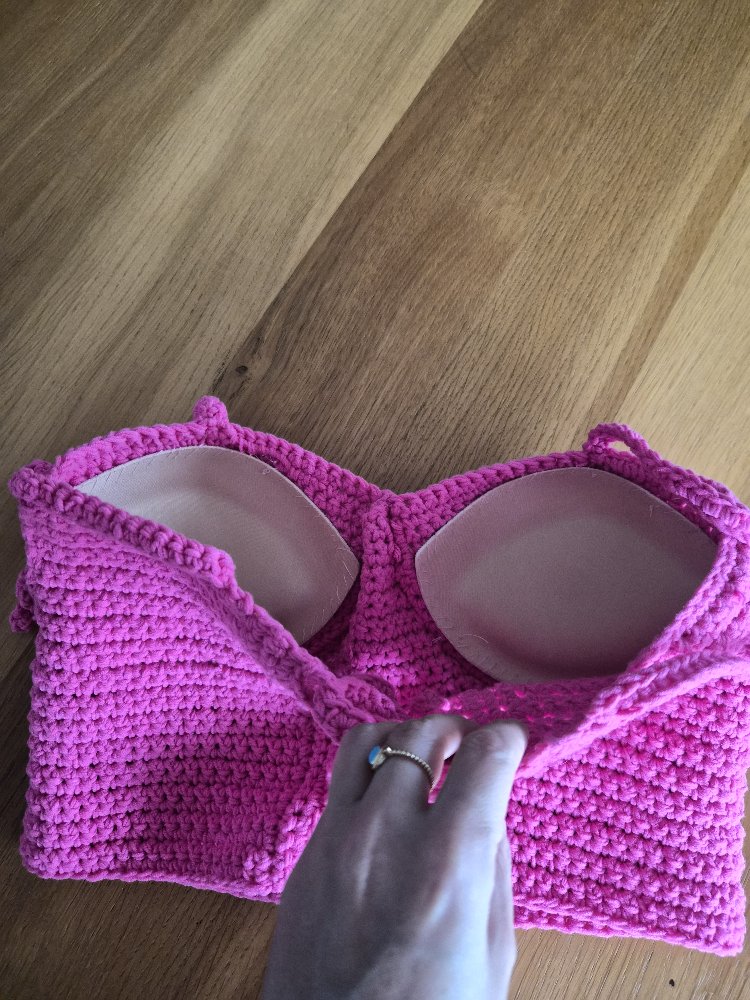 Pamuklu Korse Crop Top