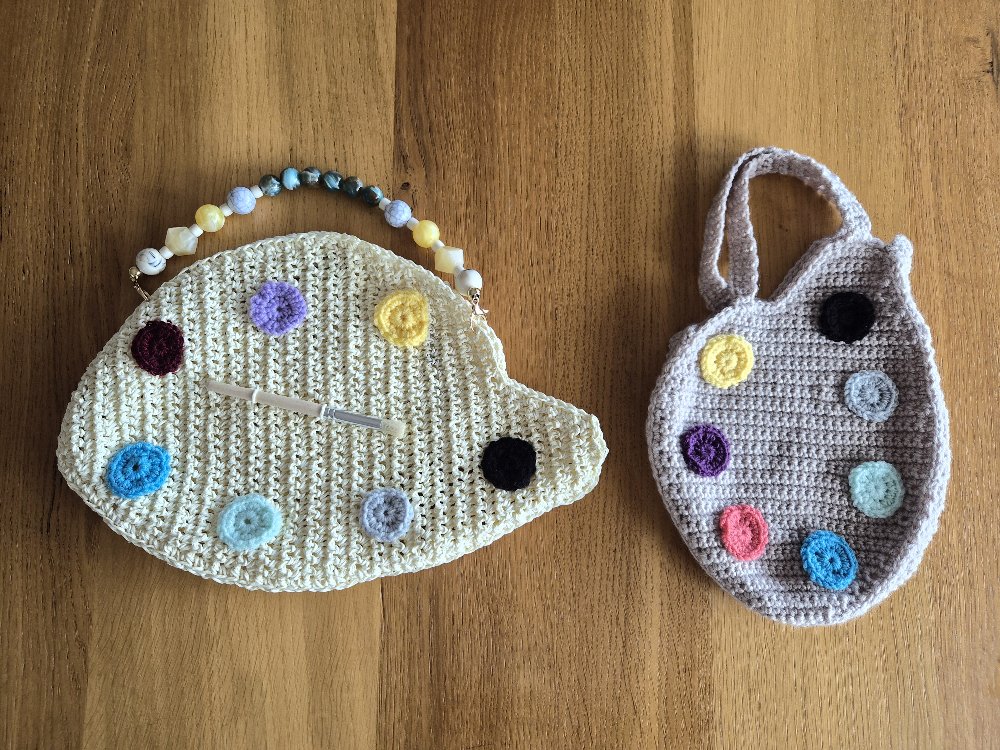 Artist Palette Crochet Pattern (PDF)  | İngilizce Örgü Tarifi