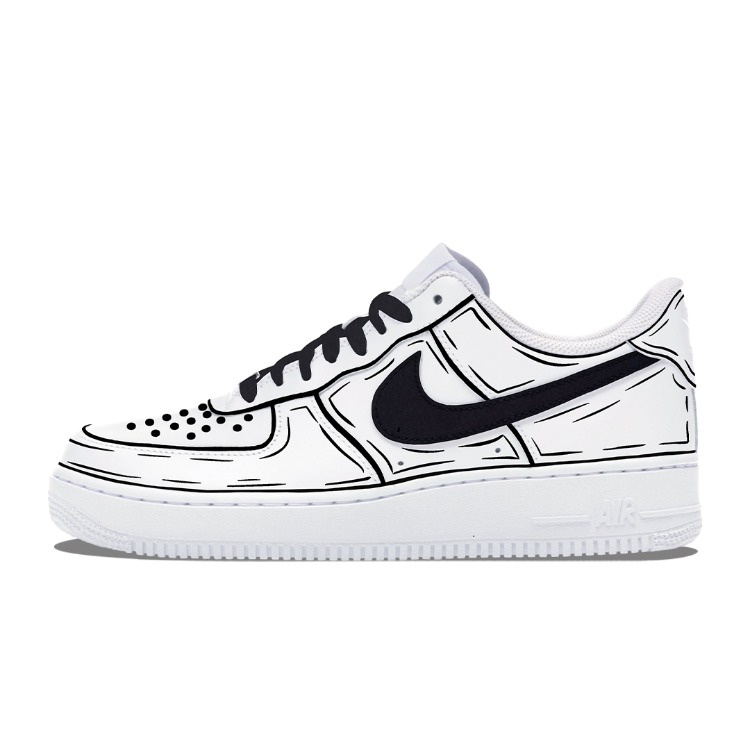 Black Sketch Sneaker