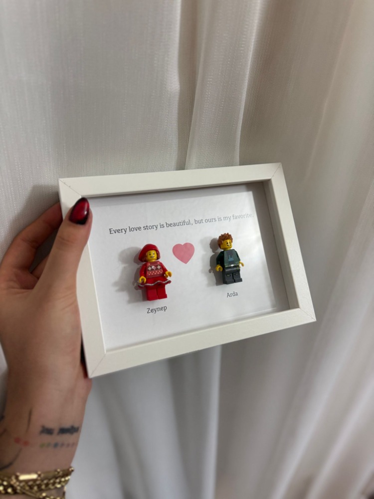 Sevgililer Günü’ne Özel Kişiye Özel LEGO Çerçeve