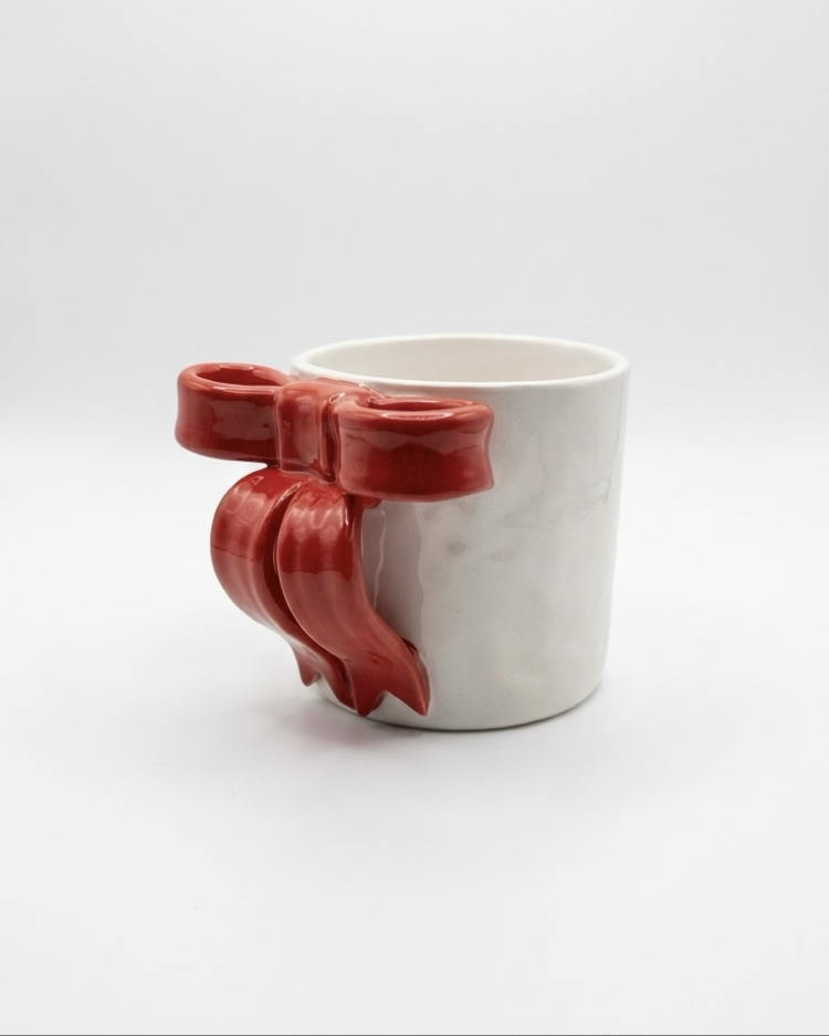 Red Ribbon Mug 