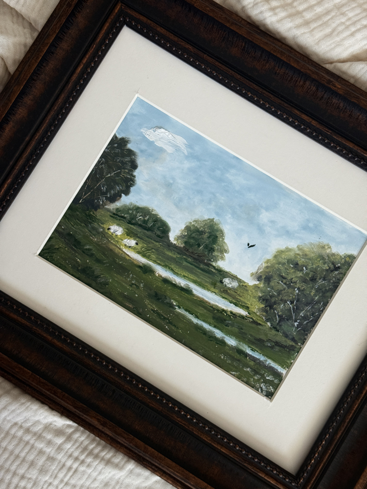 Meadow and the sheep