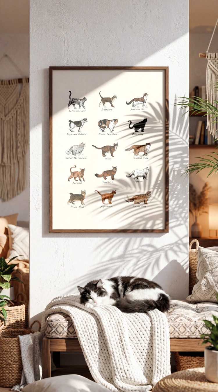 Kedi Türleri - Poster