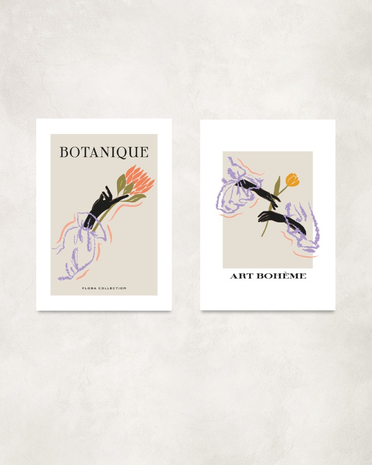 Botanique - İkili Poster Seti
