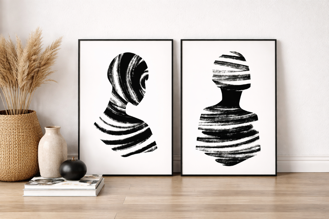 Siluetler - 2'li Poster Seti
