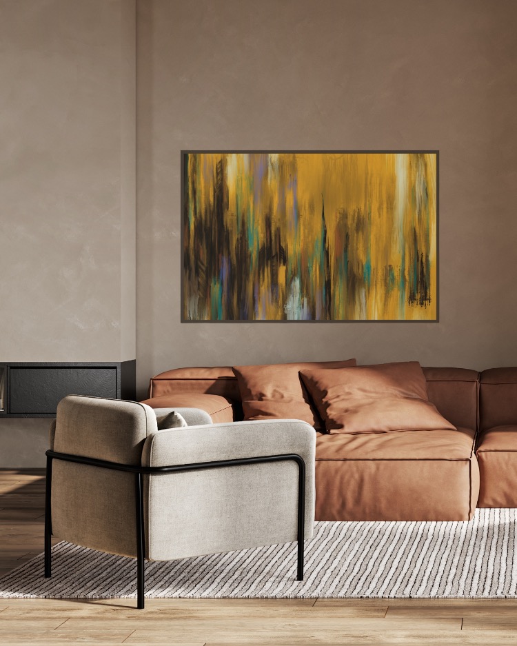 Abstract Colorful Contemporary Wall Art, Signed Numbered Fine Art Print. Ötekiler. 2025.