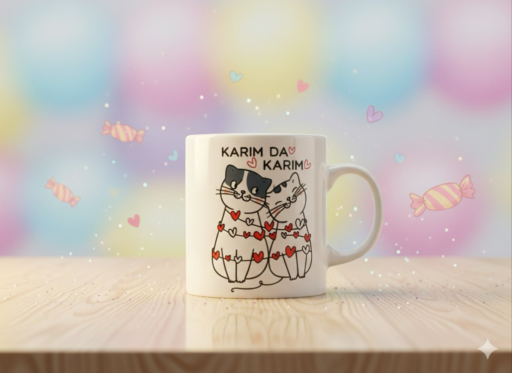 KUPA BARDAK (karım da karım kedili)