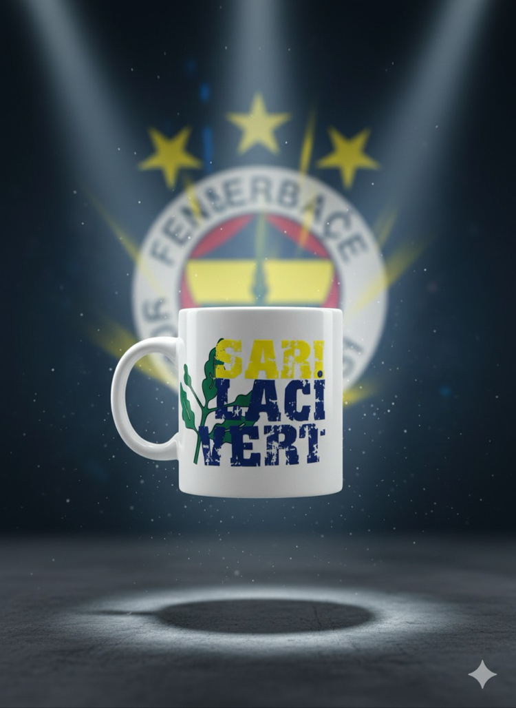 SARI KANARYA FB Baskılı Kupa