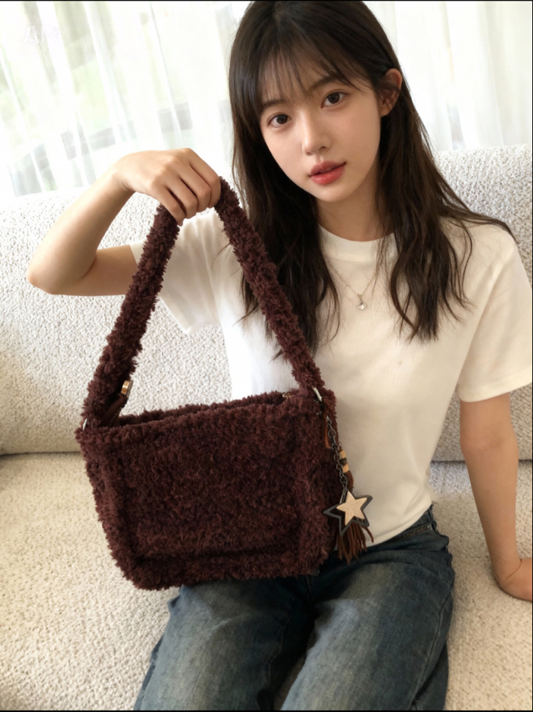 Ürün adı: Minik peluş çanta