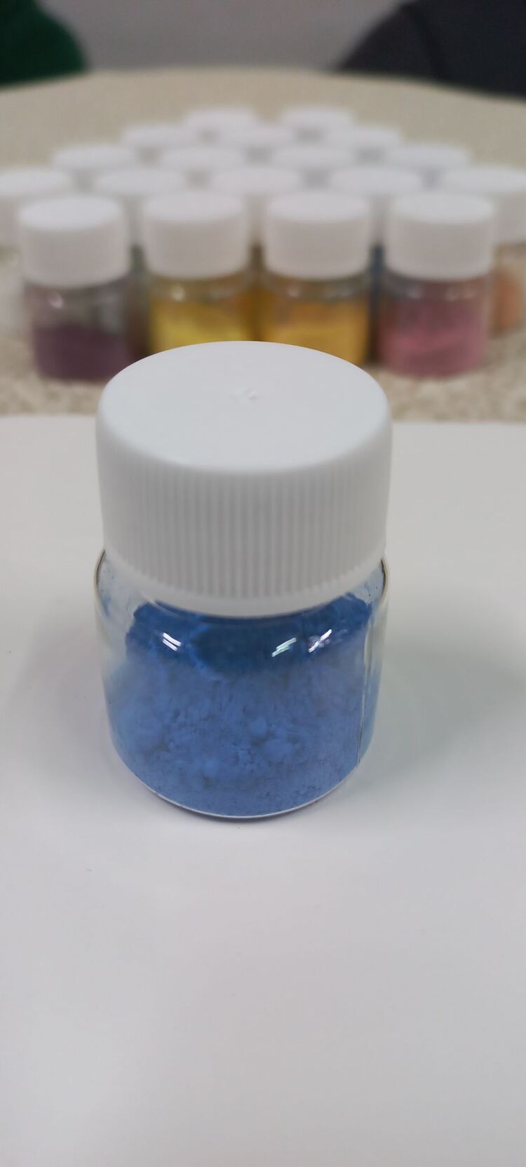 Profesyonel Porselen boyası, toz, 5g (Cyan Mavi)