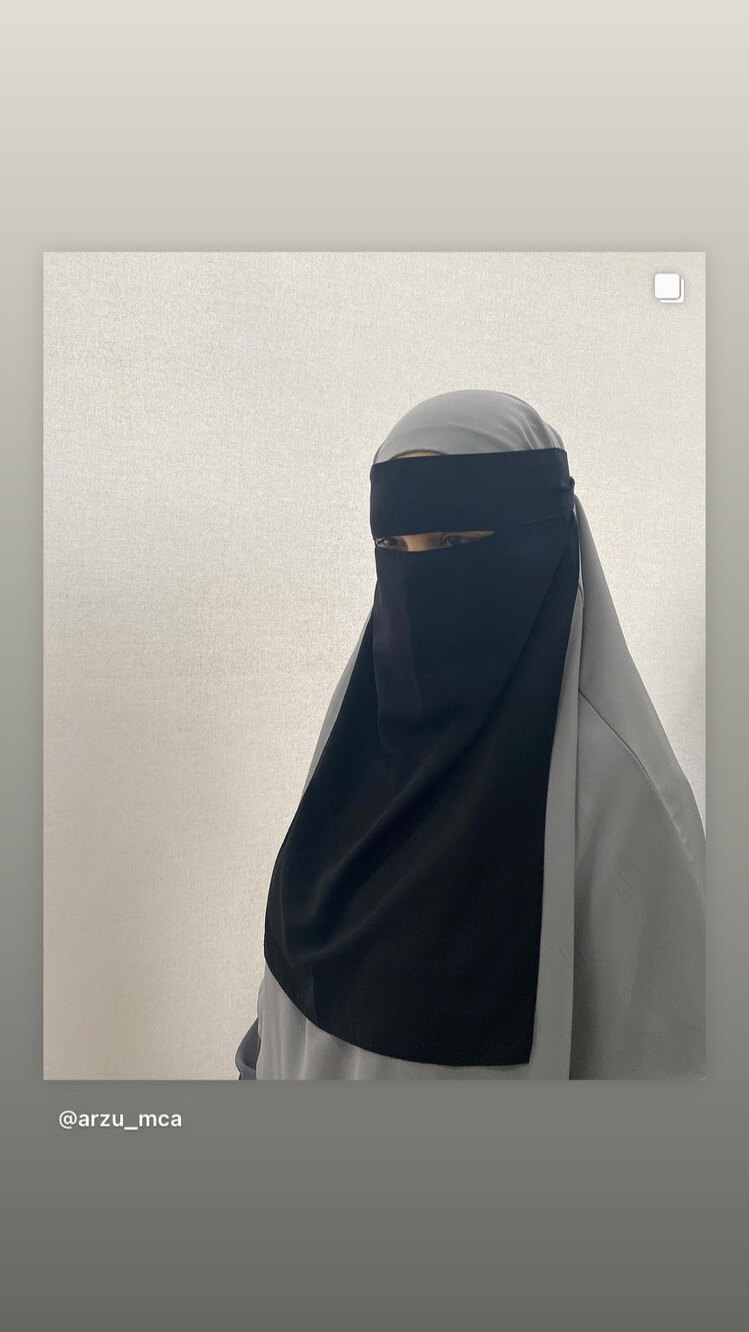 Tek katlı peçe