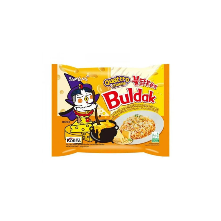 Buldak ramen noodle 4 peynirli (Turuncu)