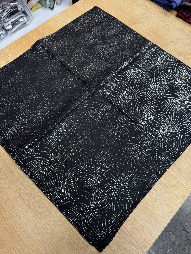 GÜMÜŞ VARAKLI SOFT EŞARP