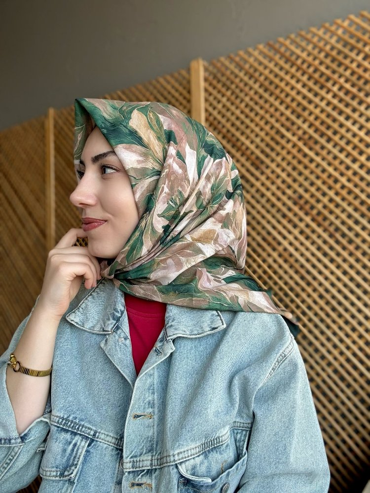 AURA DESEN ORGANİK EŞARP