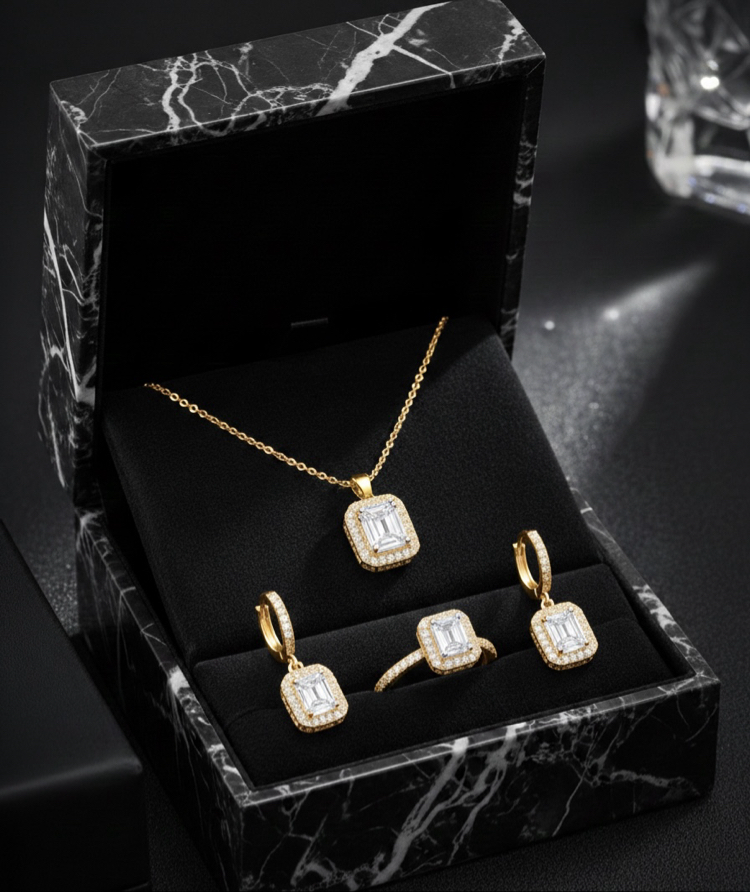 Baget gold renk vıp set