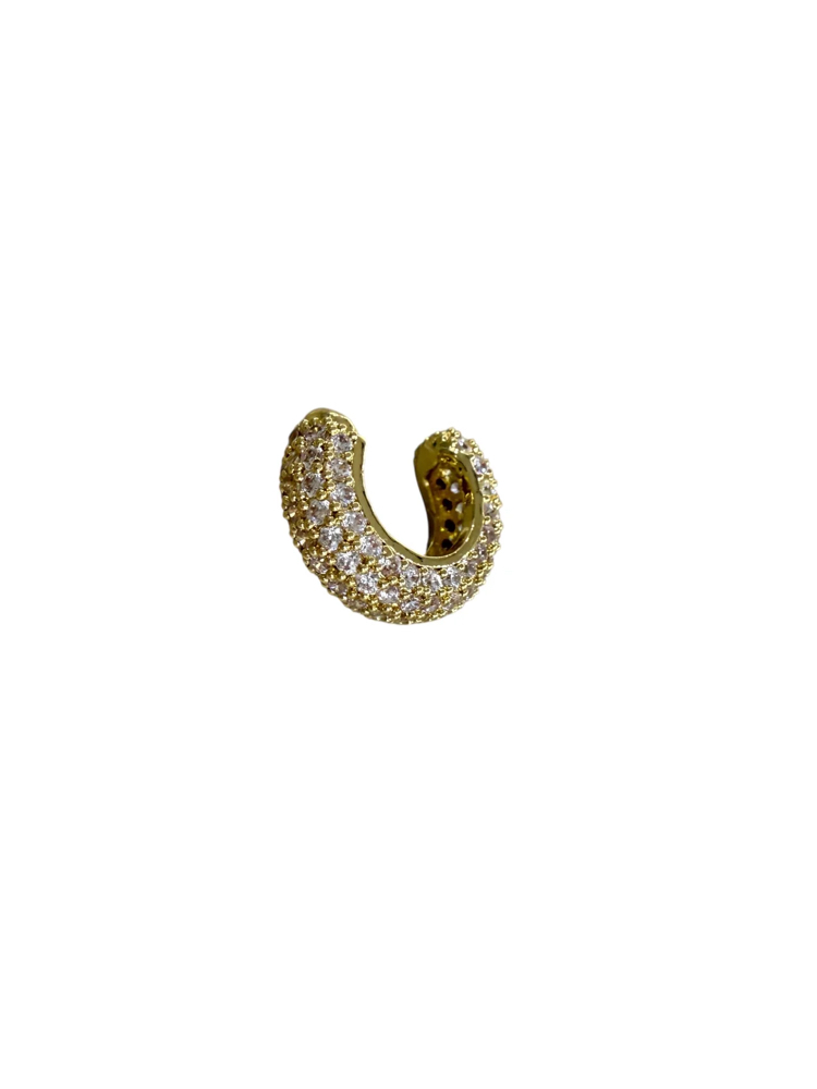 Gold Full Zirkon Taşlı Earcuff