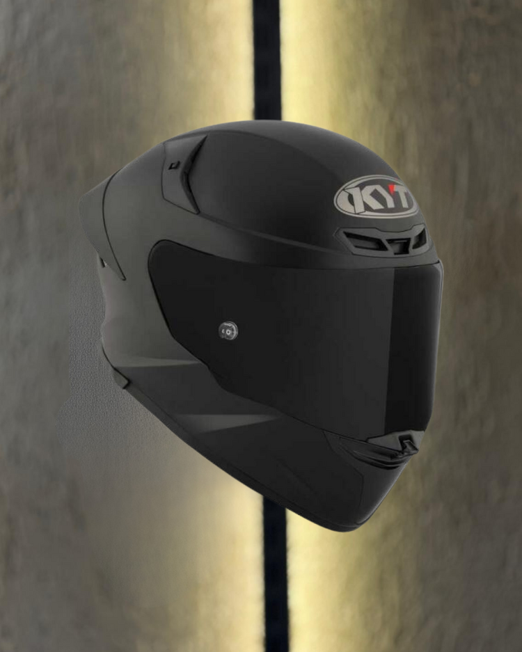 KYT TT-REVO KASK PLAIN MATT BLACK 1450