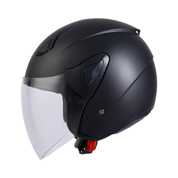 SWAY SW 733 Y Mat Siyah Yarım Kask
