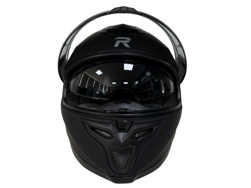 Rivox R1 Matt Black Motosiklet Kask