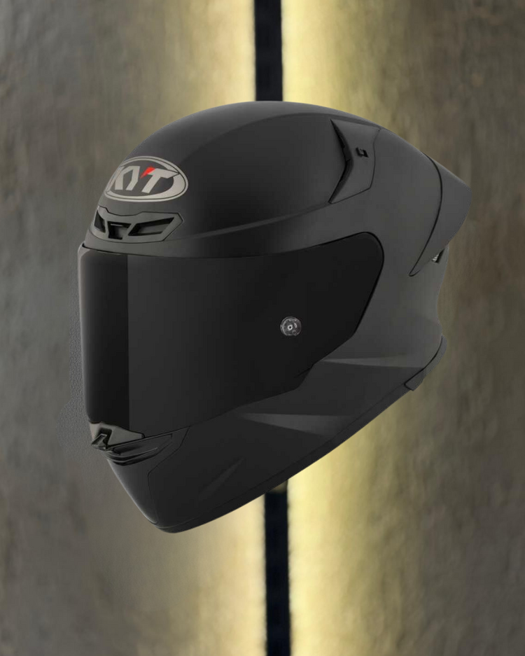 KYT TT-REVO KASK PLAIN MATT BLACK 1450