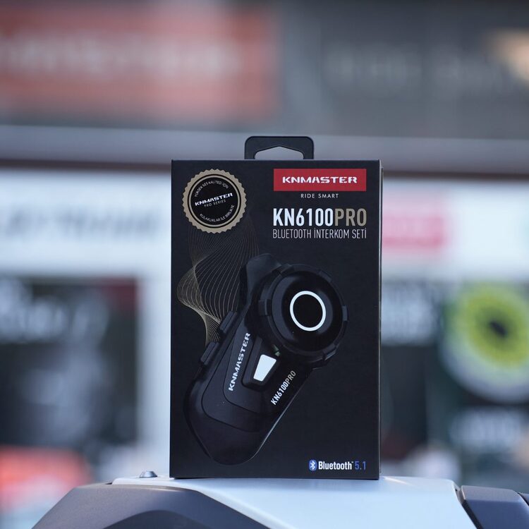 Knmaster KN6100 PRO Motosiklet Kask Interkom Bluetooth Intercom Kulaklik Seti