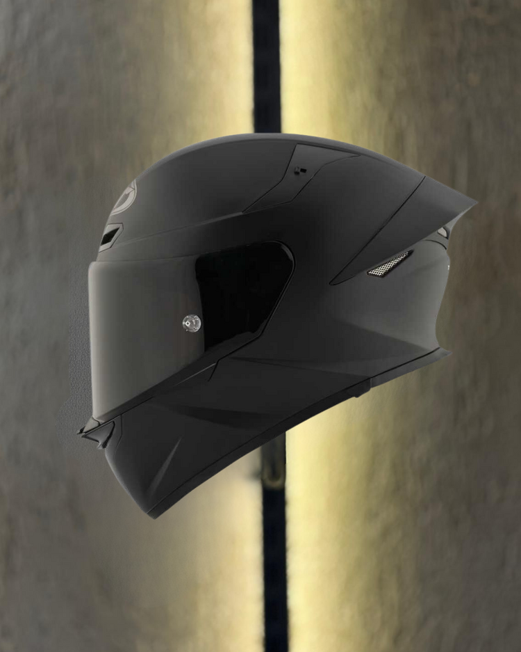 KYT TT-REVO KASK PLAIN MATT BLACK 1450